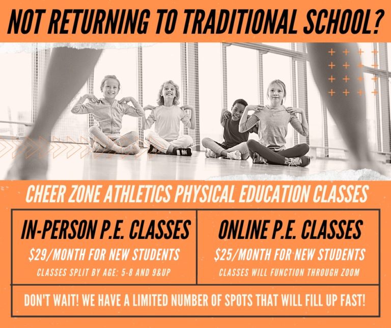 Physical Education Classes Cheer Zone Athletics Saucier